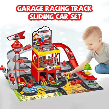 DIY CITY PARKING LOT TRACK SET